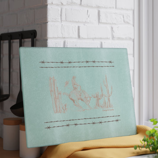 Let'er Buck, Glass Cutting Board