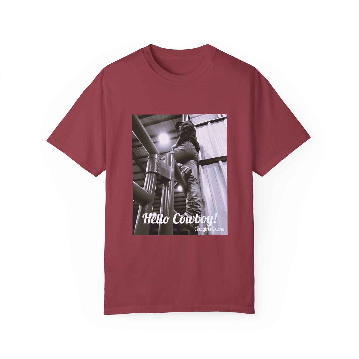Hello Cowboy!  Unisex Garment-Dyed T-shirt