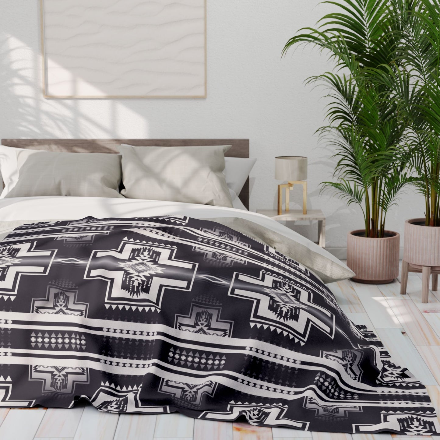 Base Camp Design, Fleece Blanket,