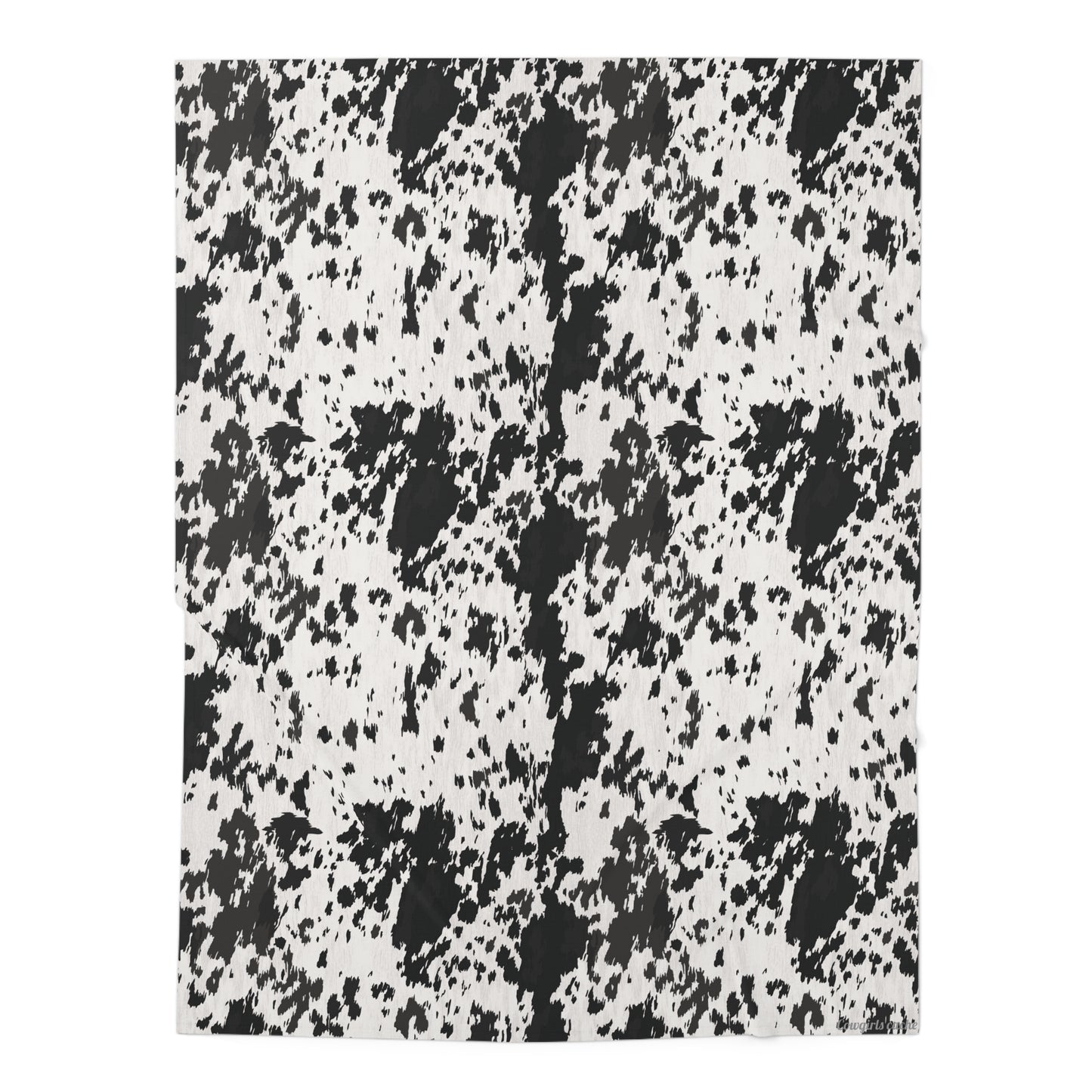 Cowhide, Baby Swaddle Blanket