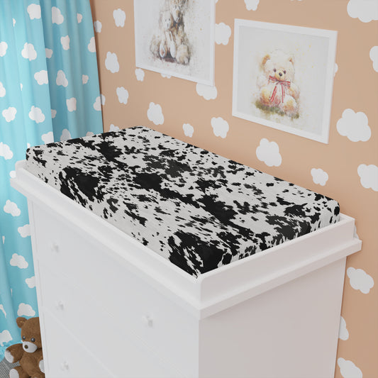 Cowhide Baby Changing Pad Cover