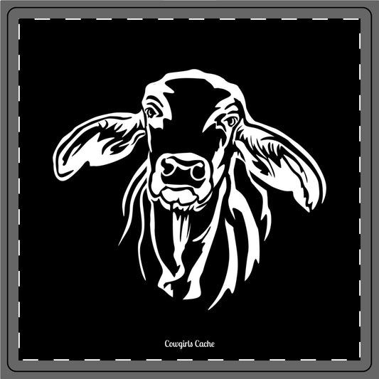 Ceramic Coaster - Brahman Cow Design