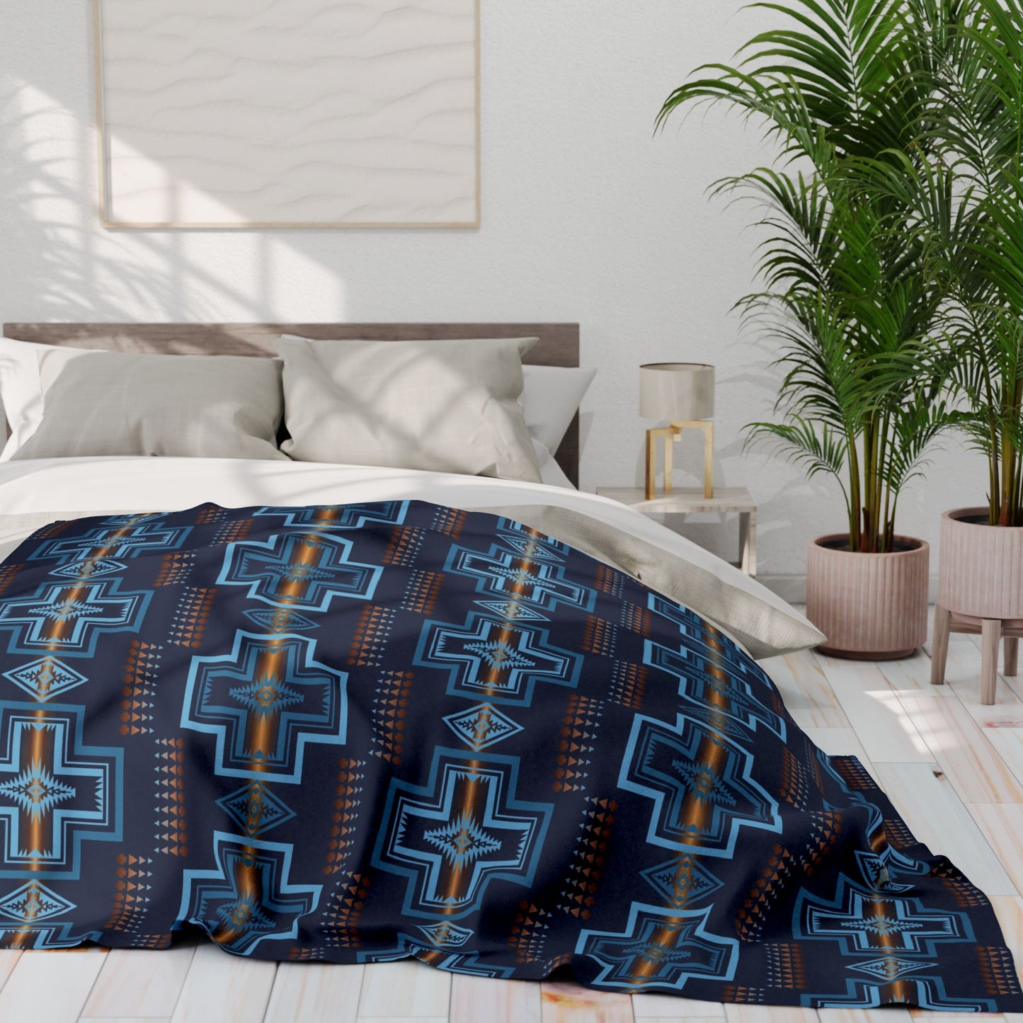 Deer Lake,  Fleece Blanket