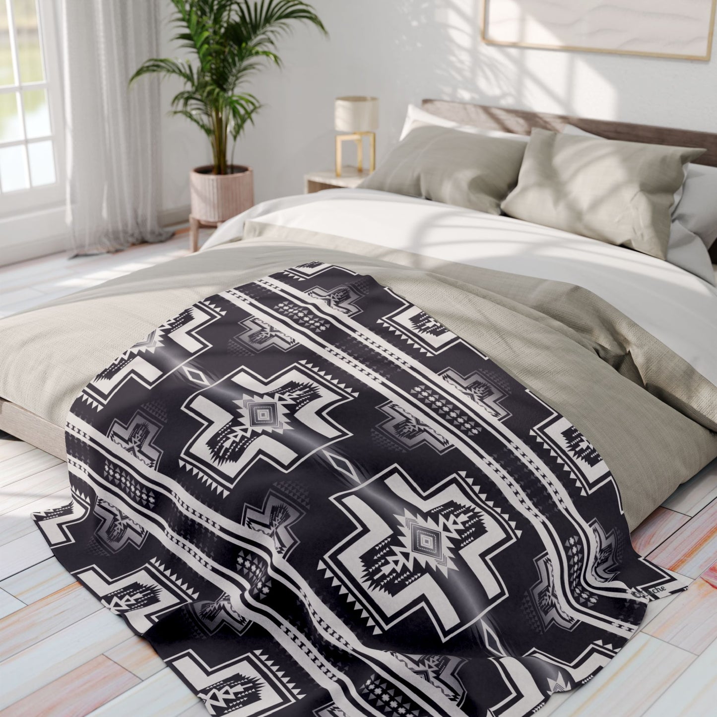 Base Camp Design, Fleece Blanket,