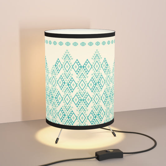Aztec, Tripod Lamp with High-Res Printed Shade, US\CA plug