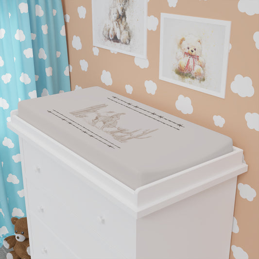 Let'er Buck, Baby Changing Pad Cover