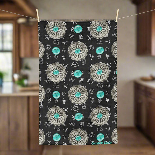 Turquoise & Brands, Microfiber Tea Towel