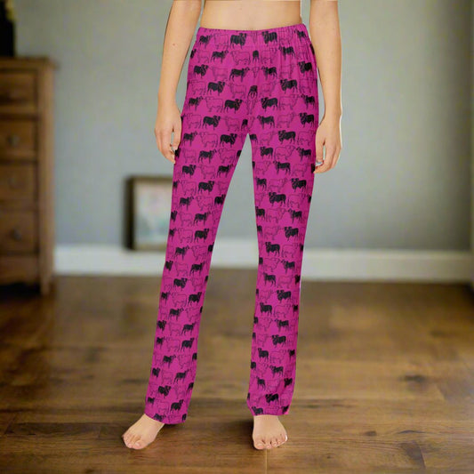 Brahman cattle, Kids Pajama Pants (AOP)