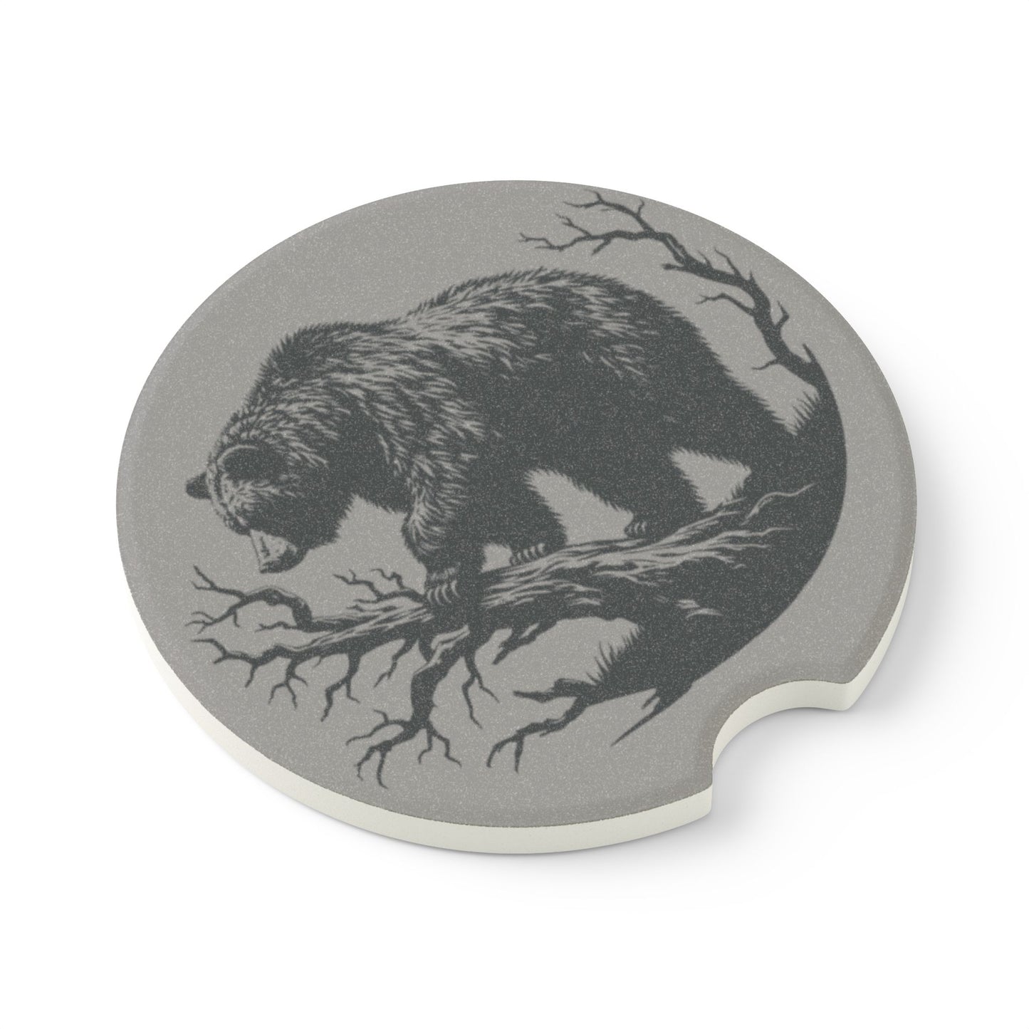 Grizzly, Soapstone Car Coaster