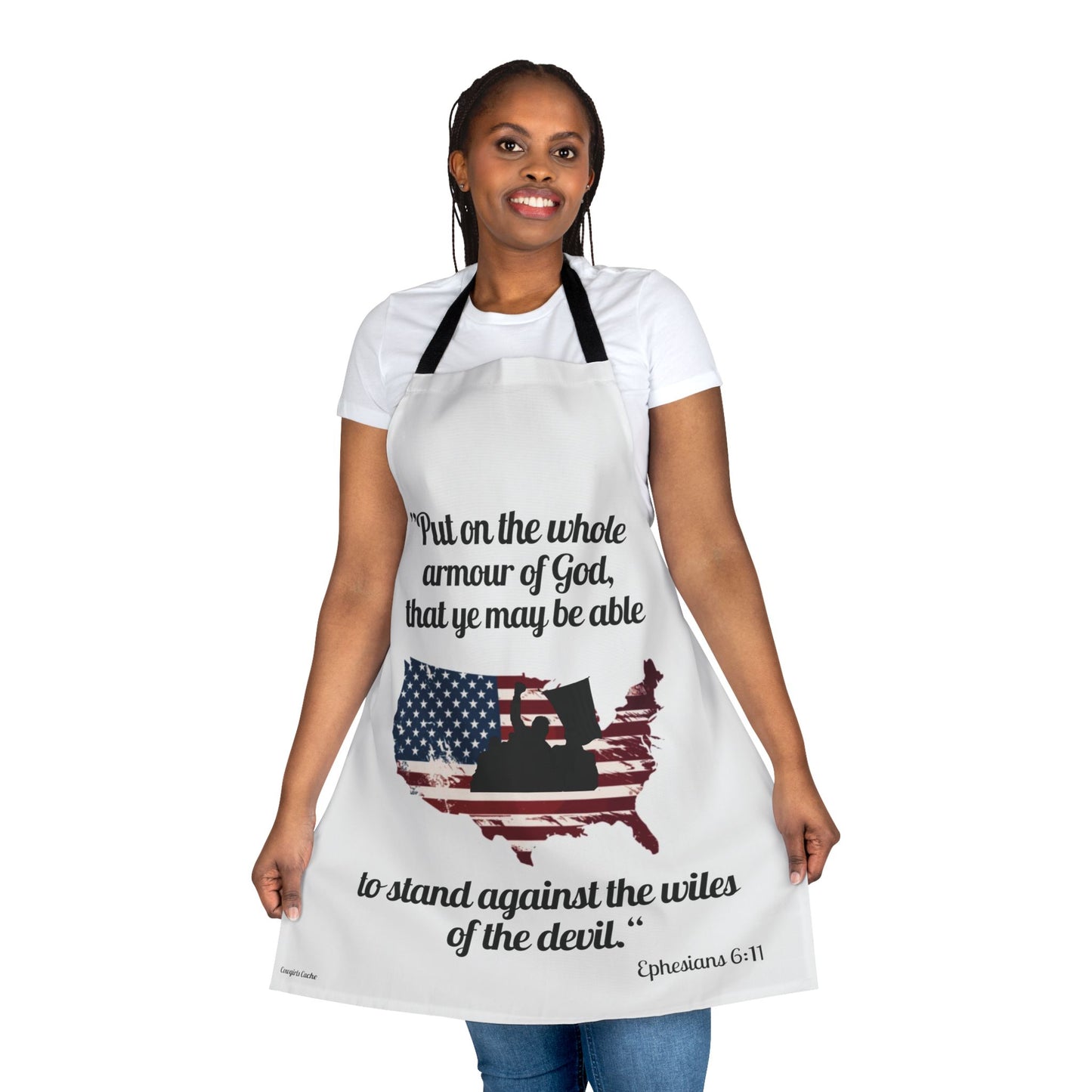Fight Fight, Apron, 5-Color Straps (AOP)