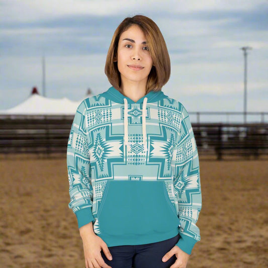 Mirror Lake, Unisex Pullover Hoodie (AOP)