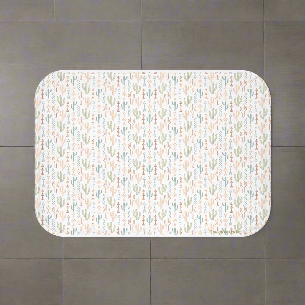 Crazy Cactus Bath Mat