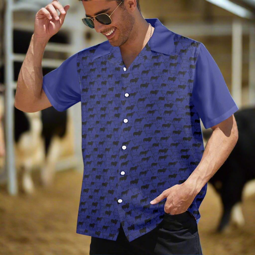 Men's Western short sleeve shirt