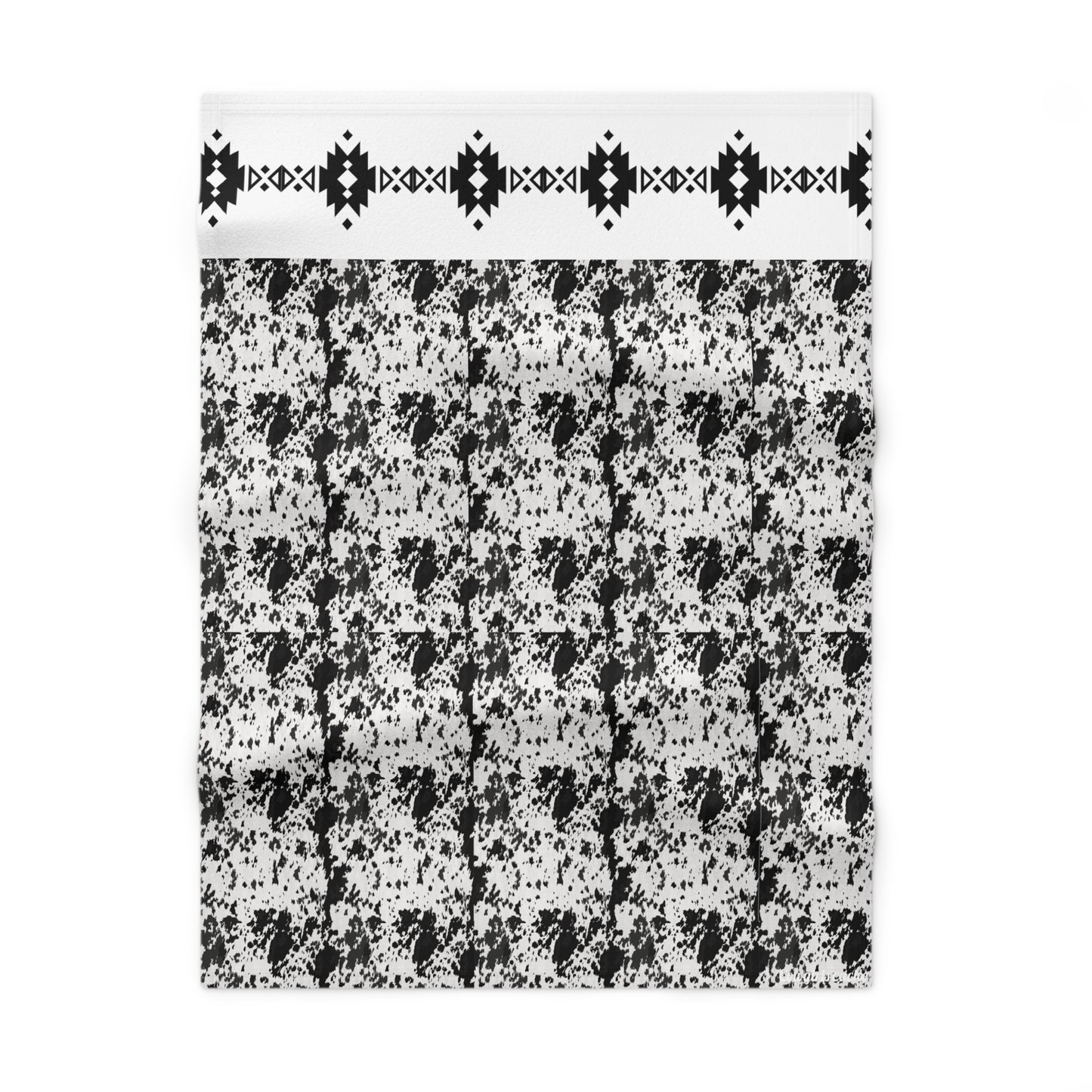 Cowhide, Soft Fleece Baby Blanket