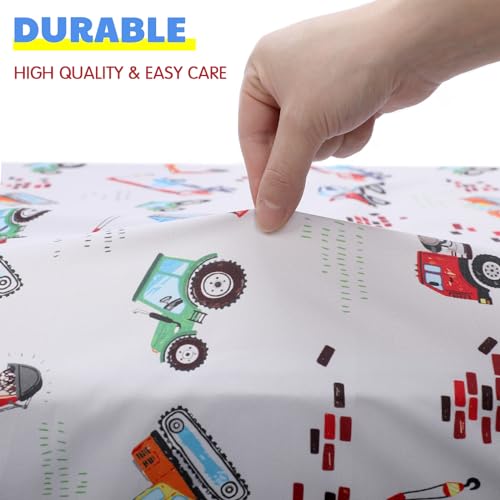 4 Pcs Western Cowboy Crib Sheet Set Baby Sheet Newborn Bedding Nursery Crib Sheets for Girl Boys Baby Gifts for Standard Crib and Toddler Mattresses, 52 x 28 x 8 Inches