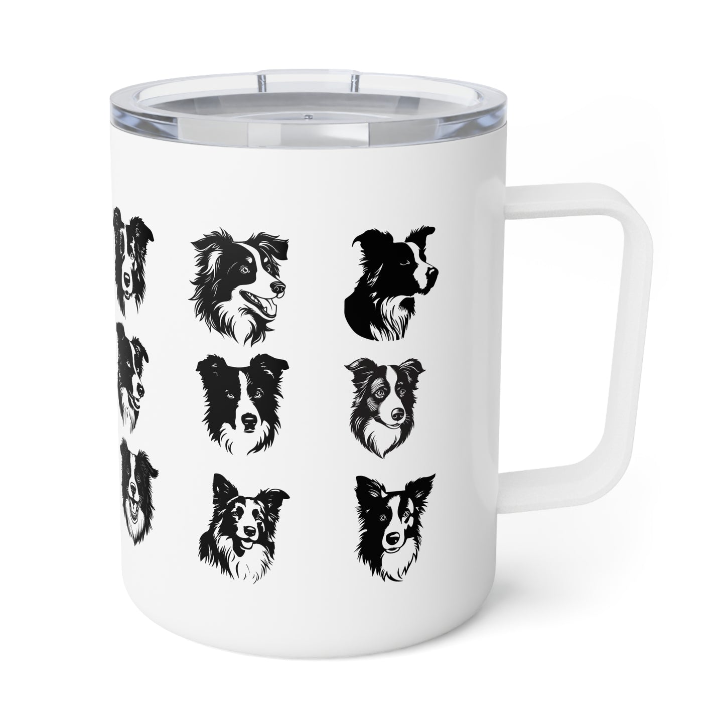 Border Collie,  Insulated Coffee Mug, 10oz