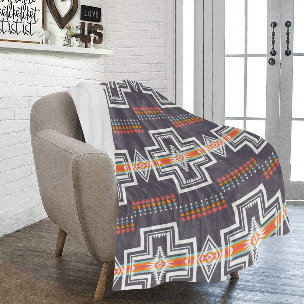 Winterhawk, Ultra-Soft Micro Fleece Blanket 50" X 60" (7 Colors)