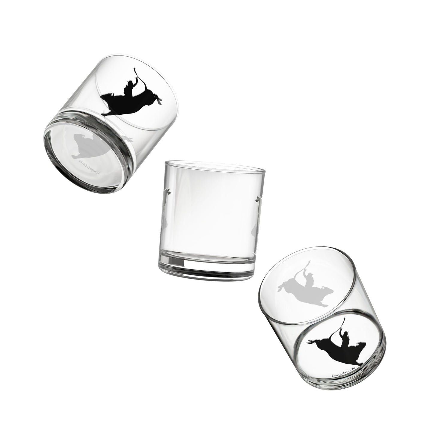 Bull Rider, Rocks Glass, 10oz
