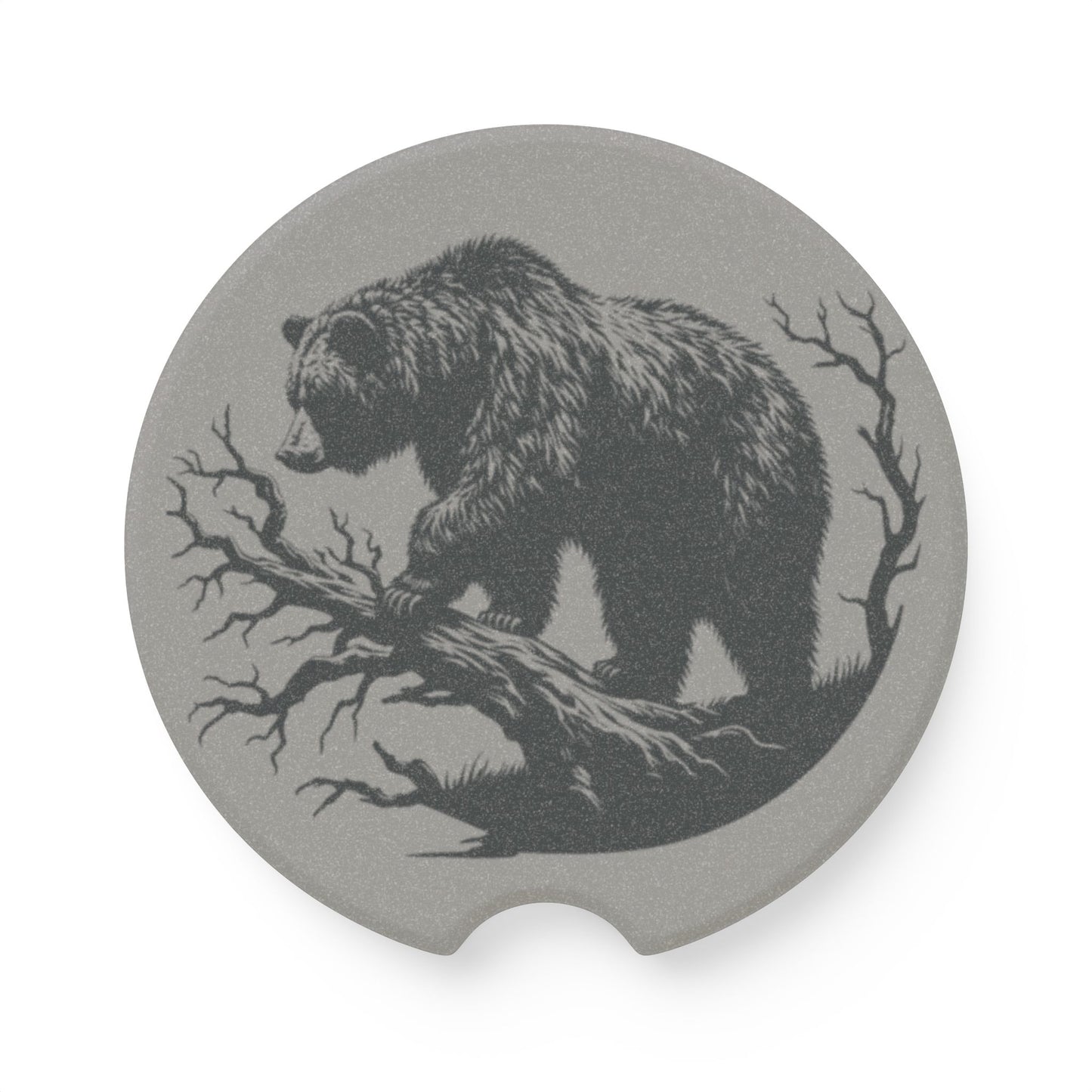 Grizzly, Soapstone Car Coaster