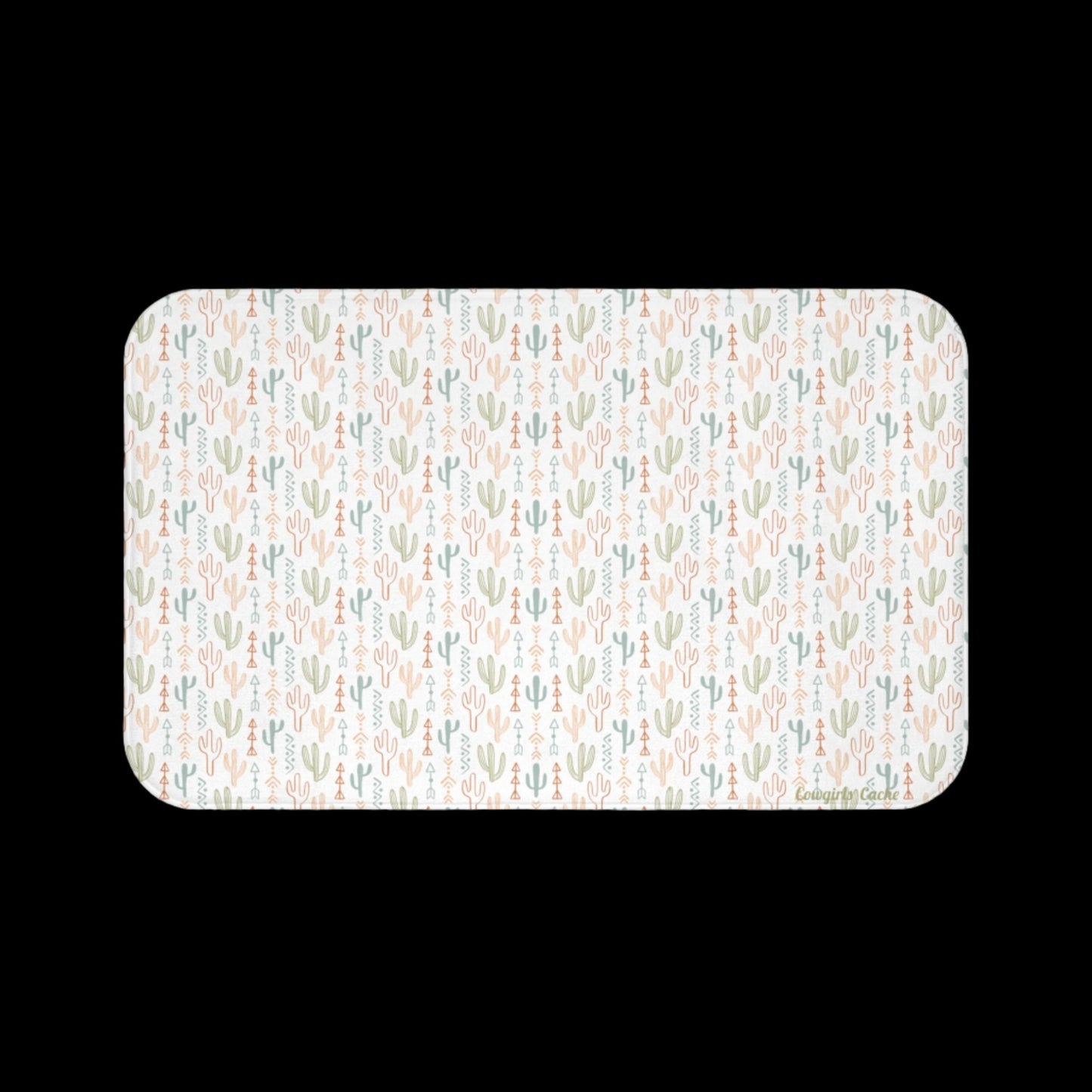 Crazy Cactus Bath Mat