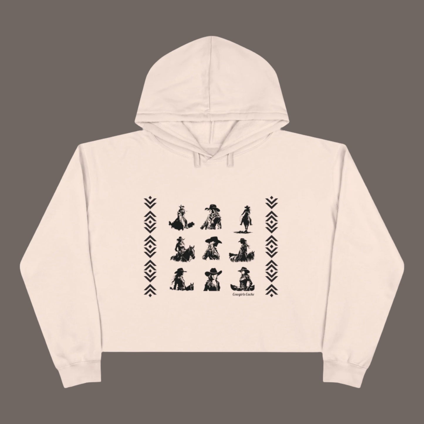 Cowgirls, Crop Hoodie