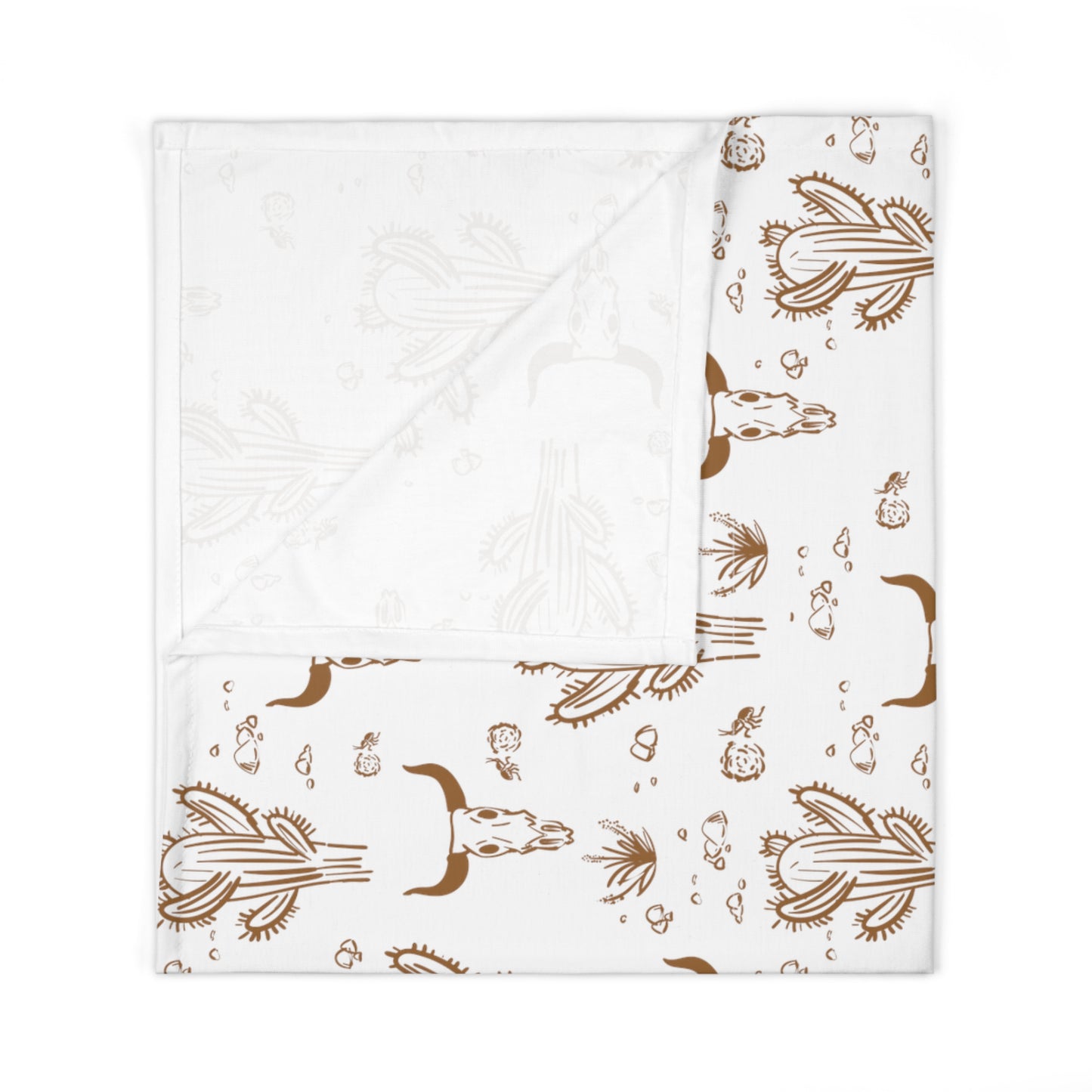 Longhorn Skull, Baby Swaddle Blanket