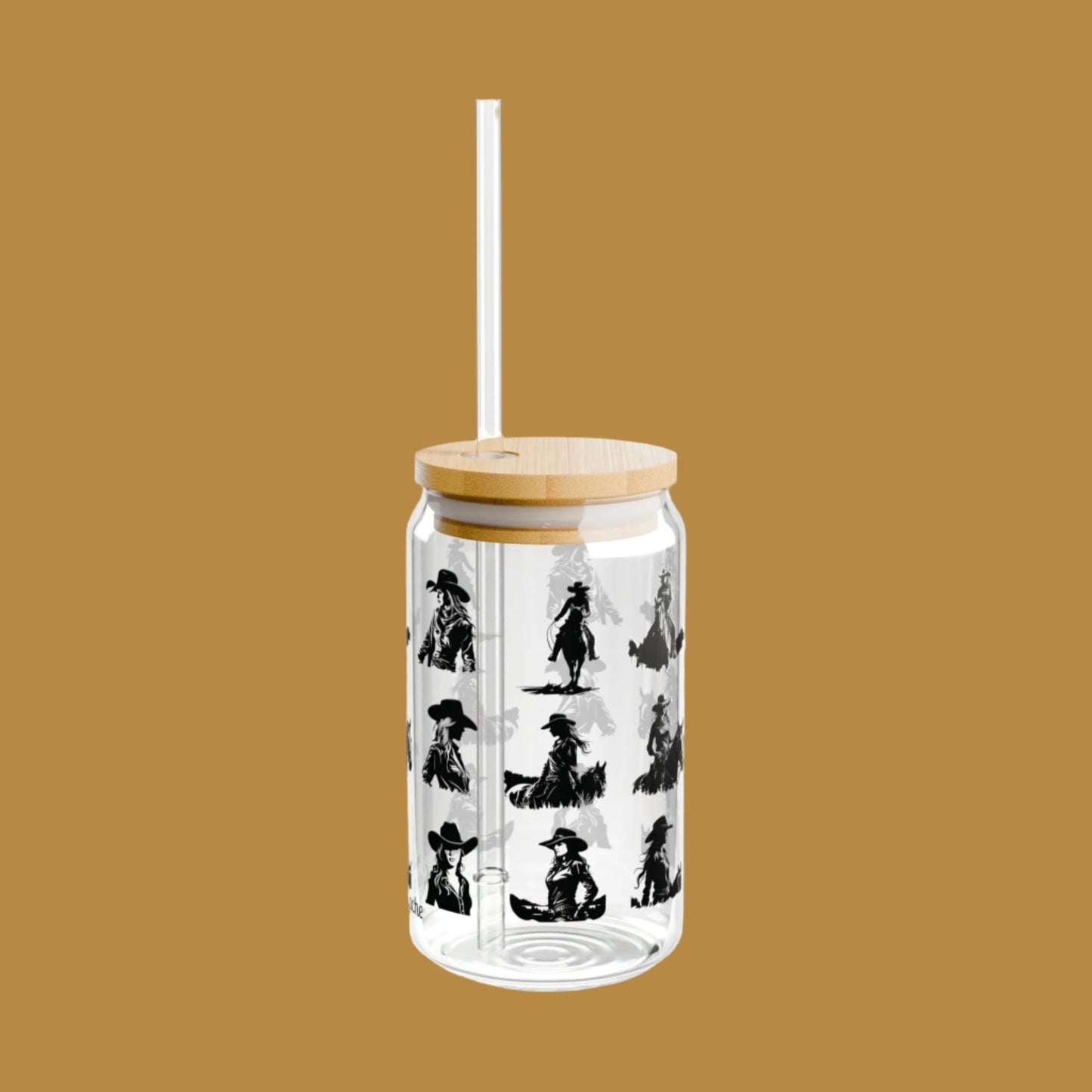 Cowgirl Sipper, Glass, 16oz