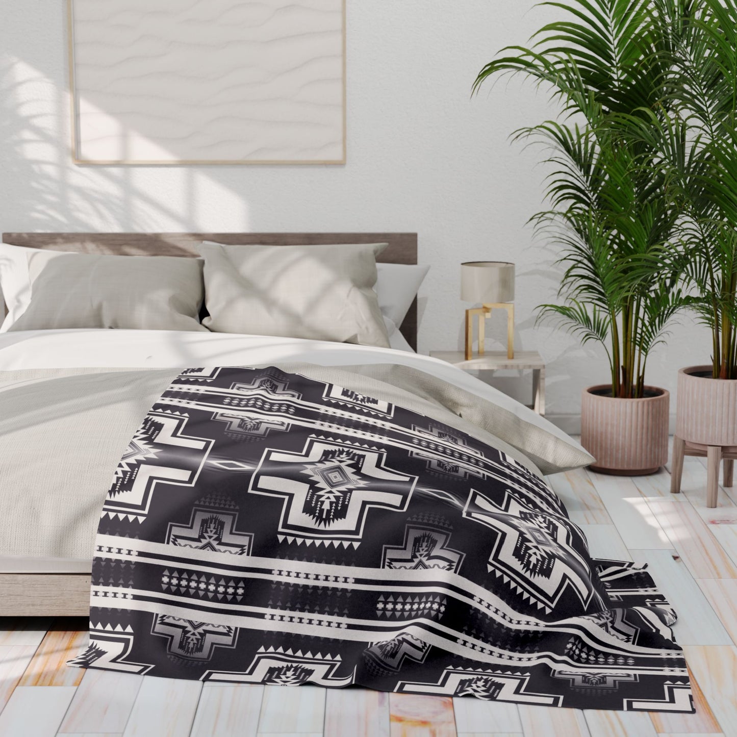 Base Camp Design, Fleece Blanket,