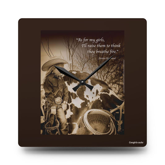 My girls, Acrylic Wall Clock