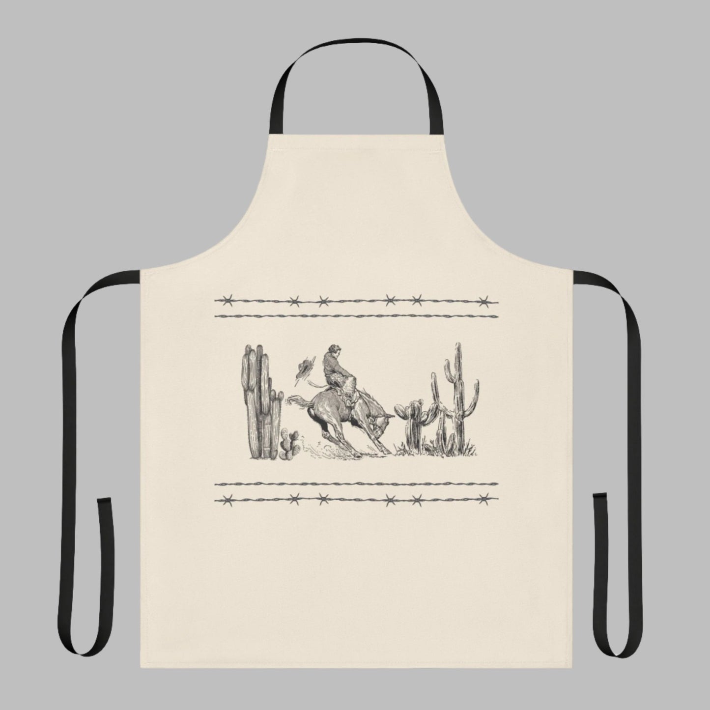 Cowboy, Apron, 5-Color Straps (AOP)