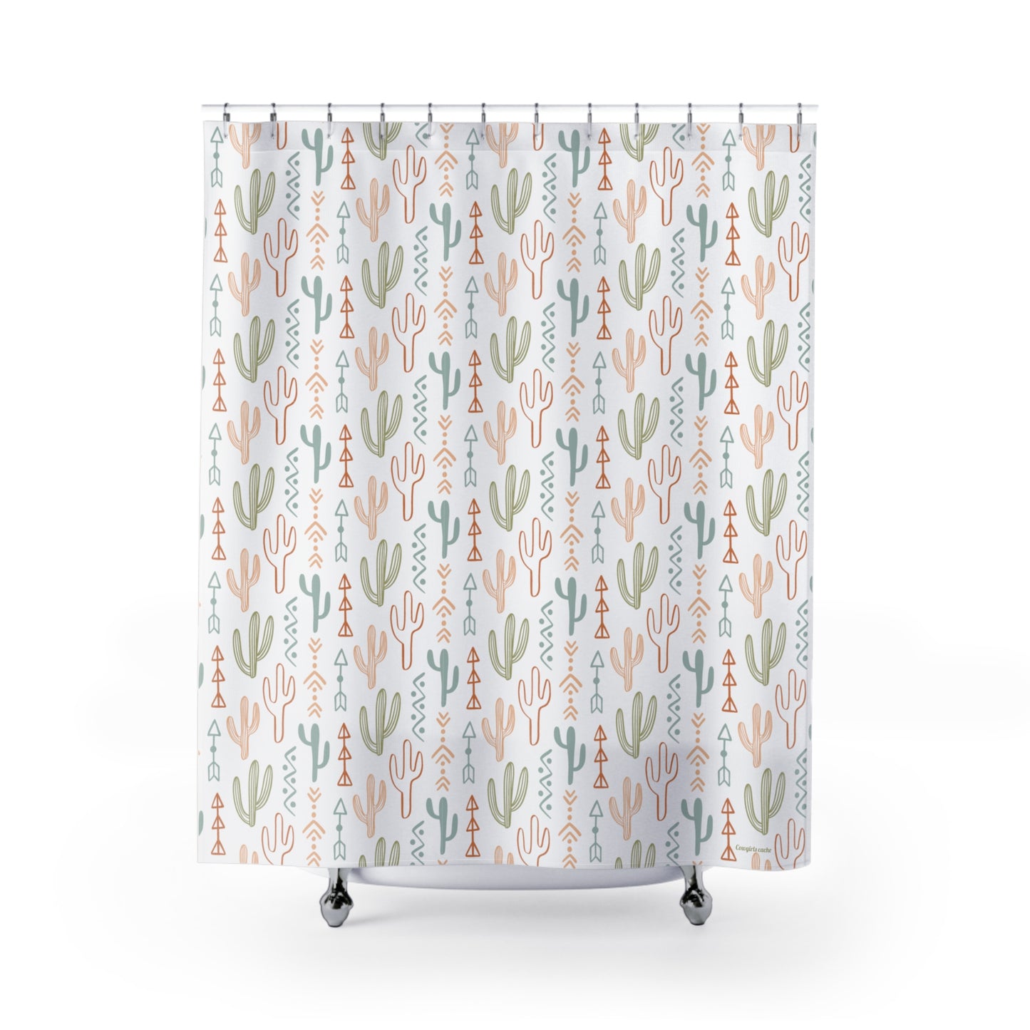 Crazy Cactus, Shower Curtains