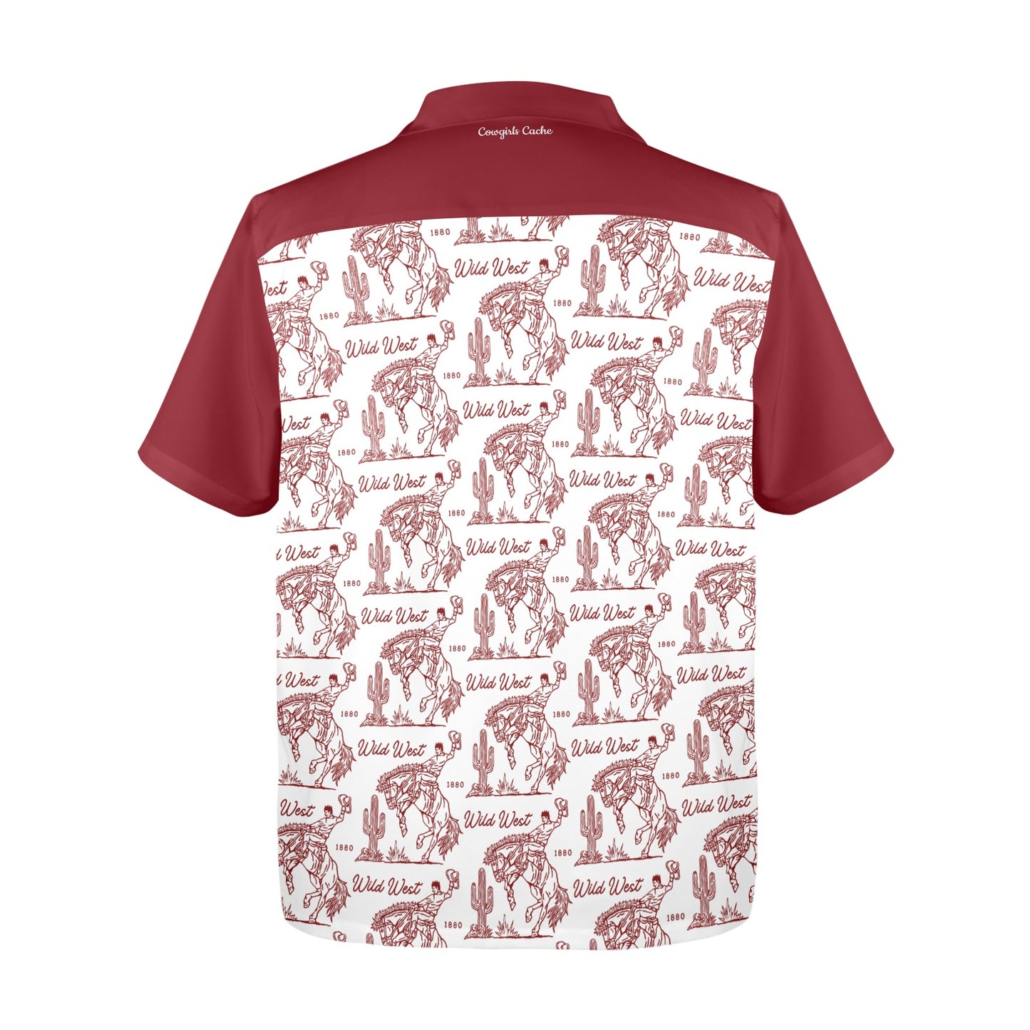 Men's Western short sleeve shirt