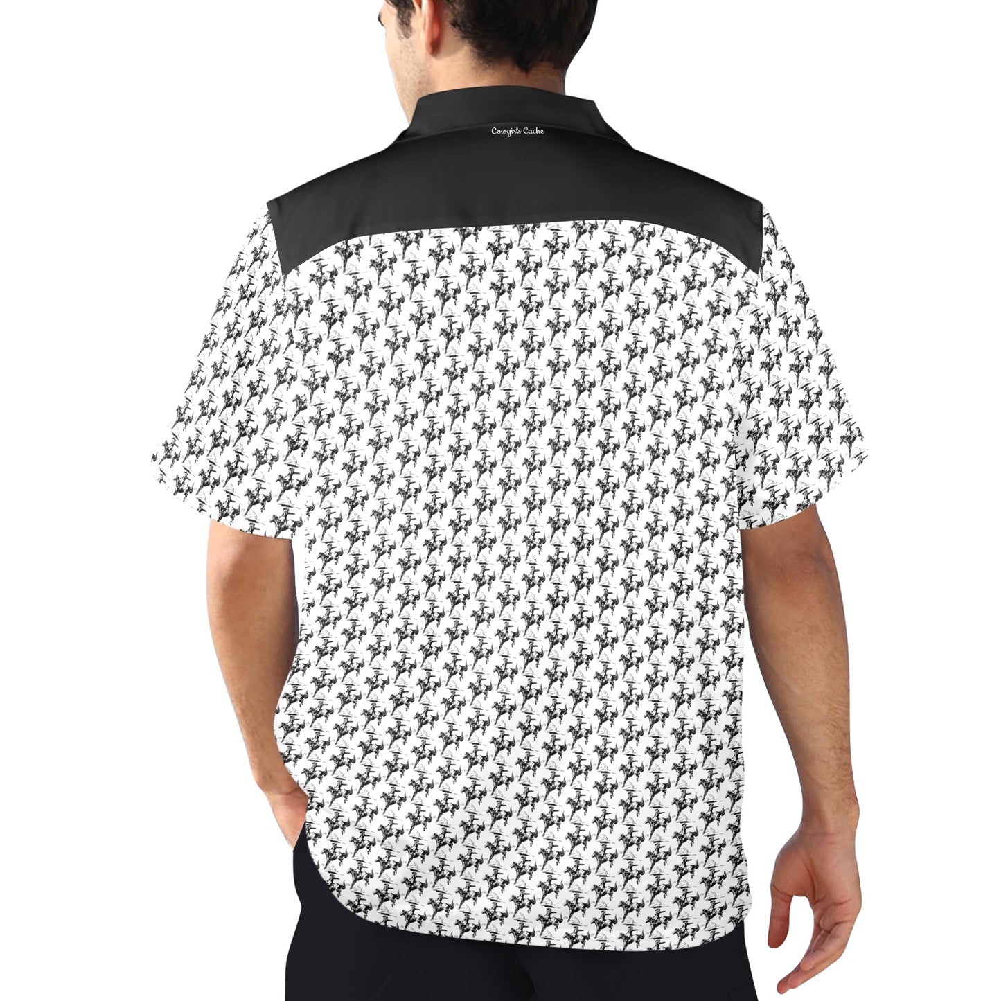 Men's Western short sleeve shirt