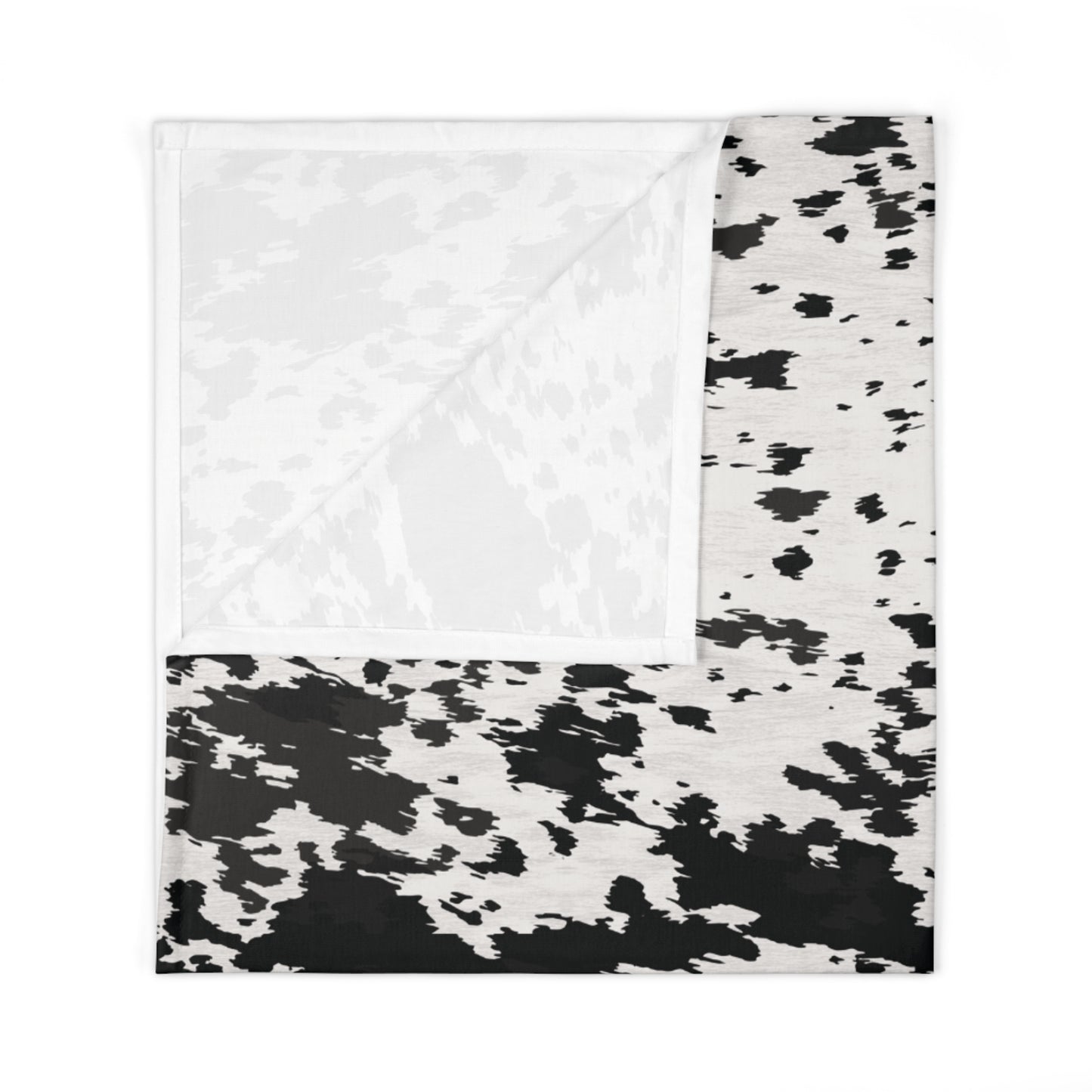Cowhide, Baby Swaddle Blanket