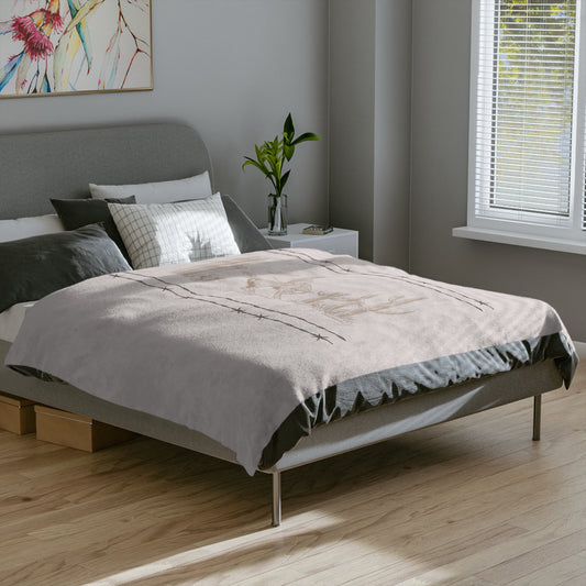 Let'er Buck, Velveteen Microfiber Blanket