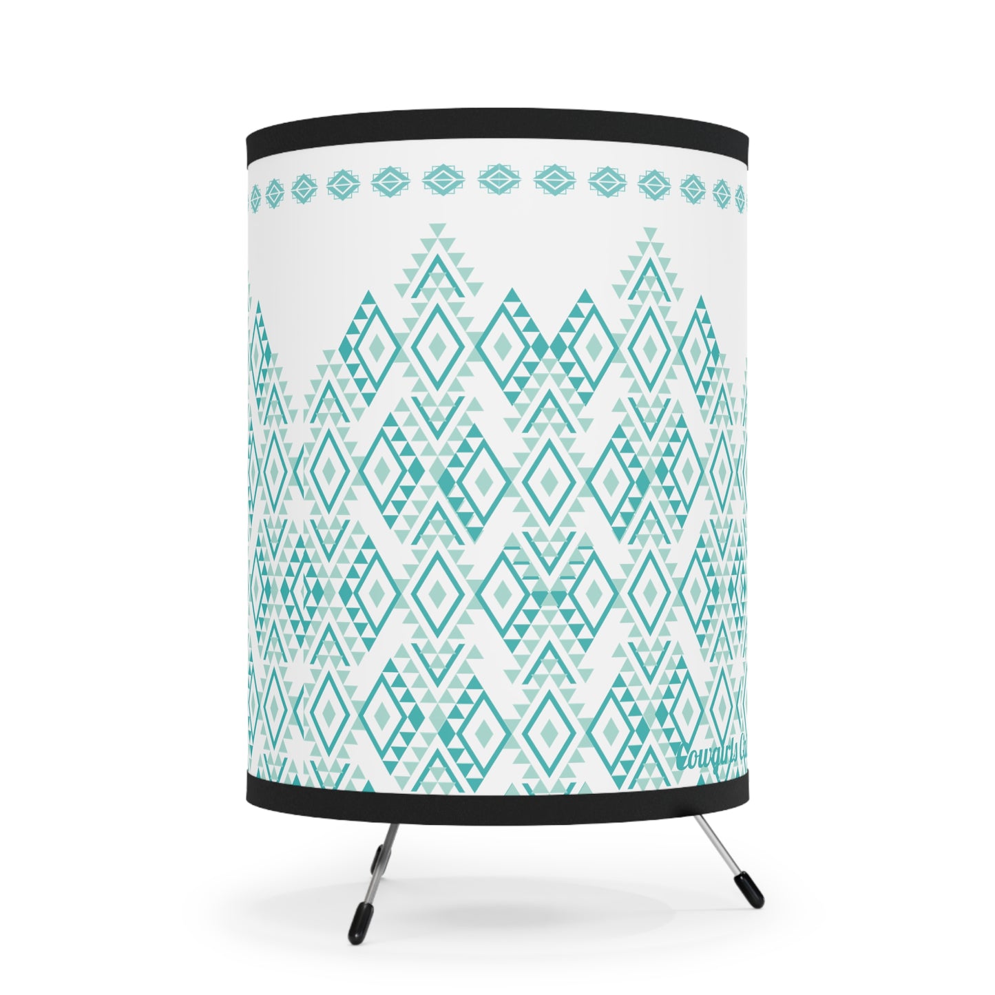 Aztec, Tripod Lamp with High-Res Printed Shade, US\CA plug