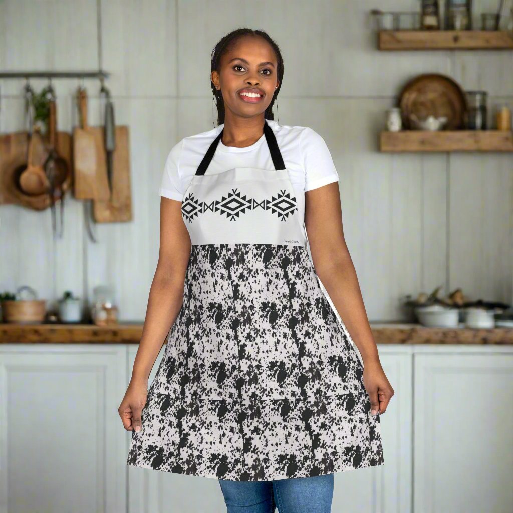 Cowhide, Apron, 5-Color Straps (AOP)