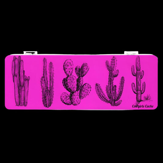 Pink Cactus, Pencil Case