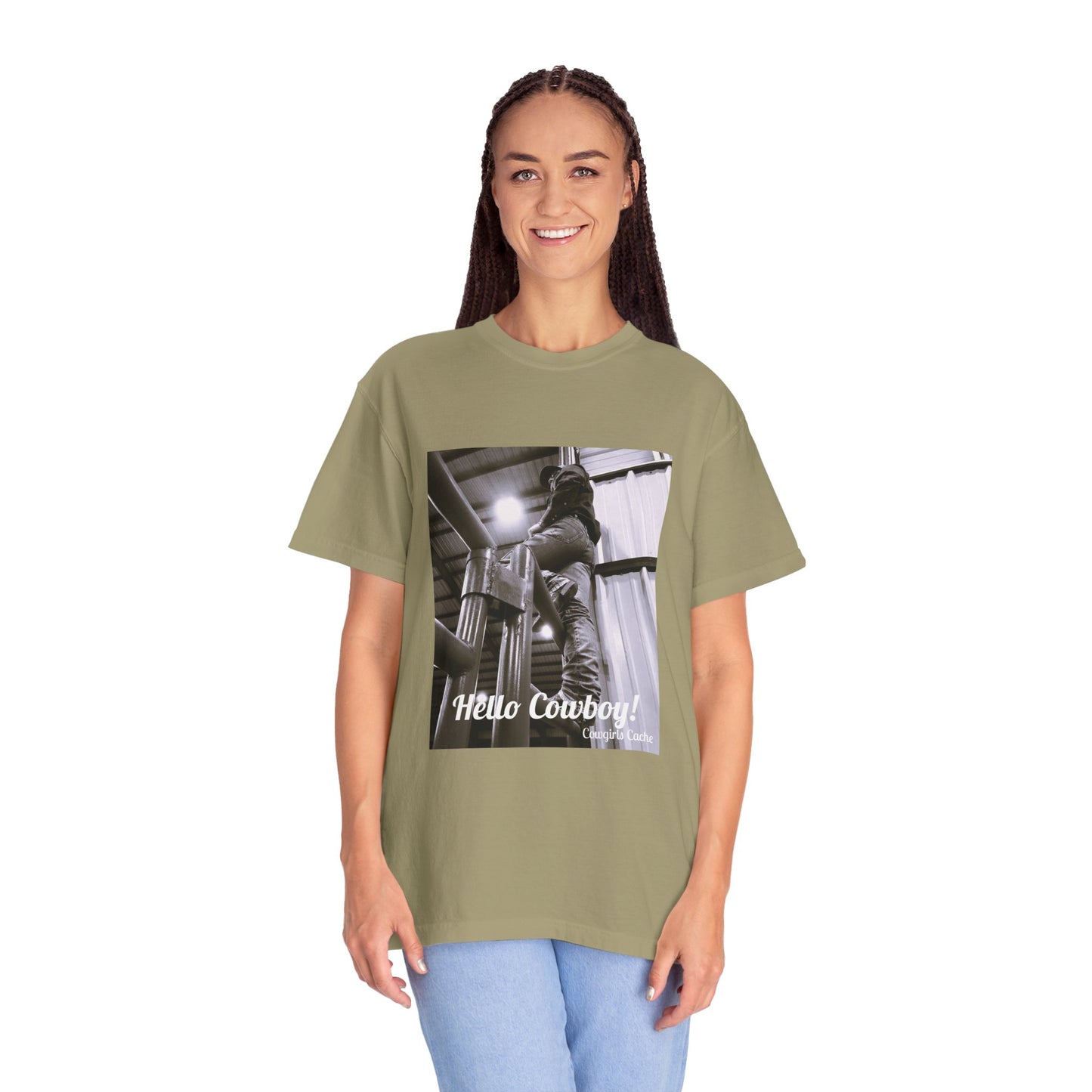 Hello Cowboy!  Unisex Garment-Dyed T-shirt