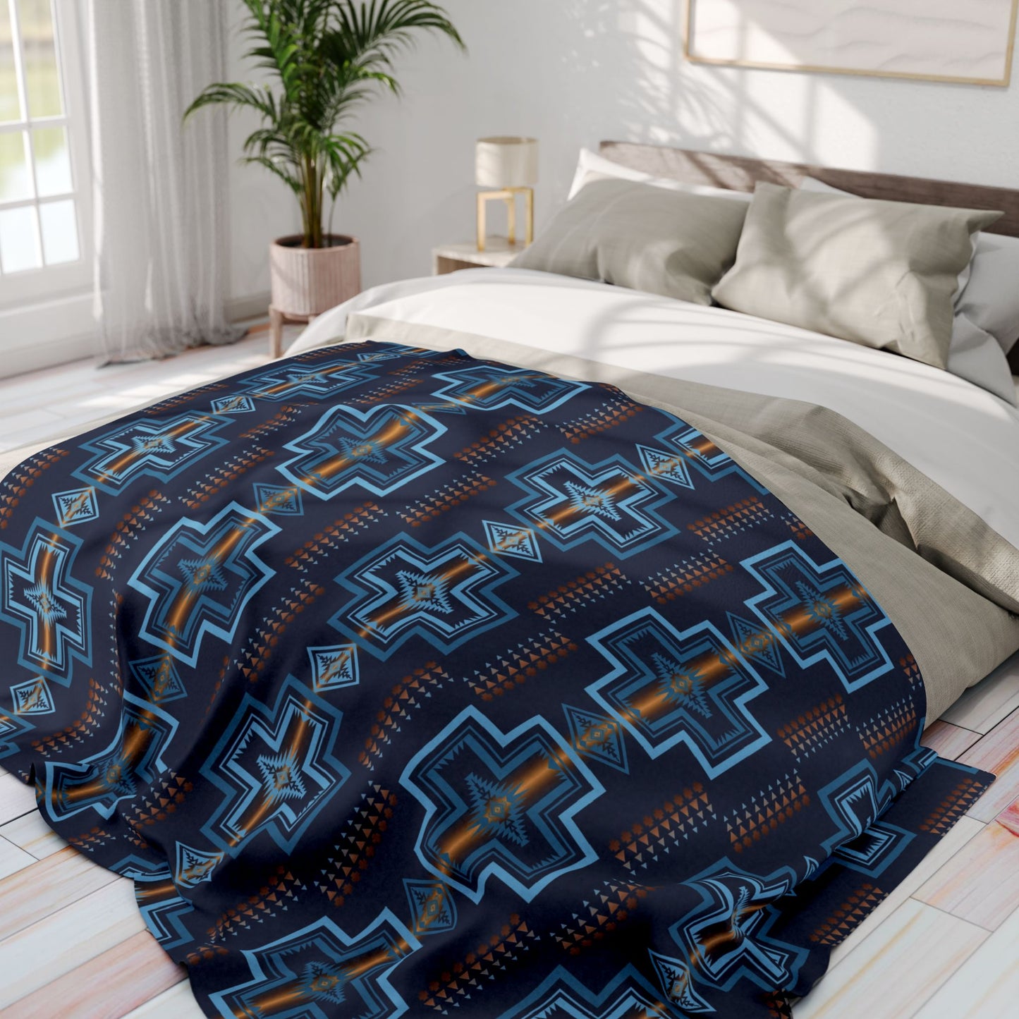 Deer Lake,  Fleece Blanket