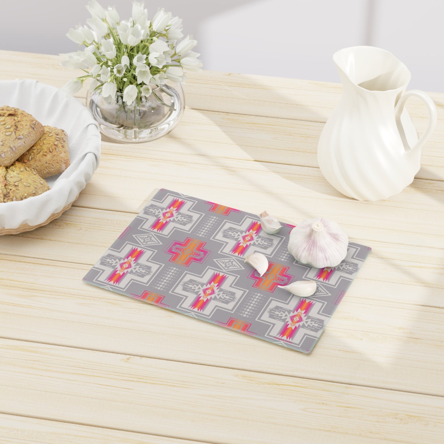 Cutting Board - Native American Pink Glass