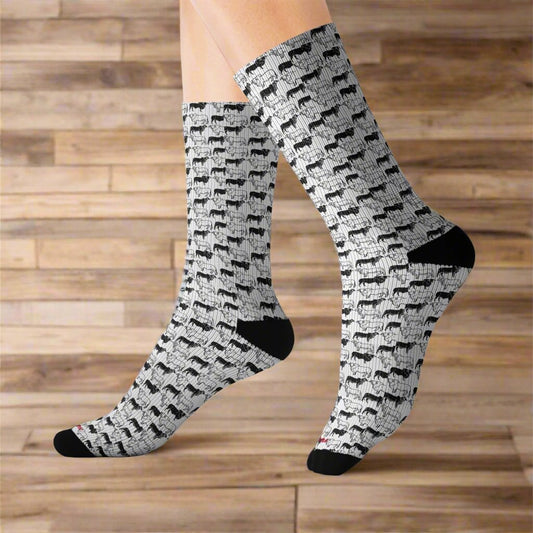 Brahman cow, Sublimation Socks