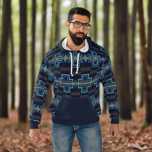 Deer Lake, Unisex Pullover Hoodie (AOP)