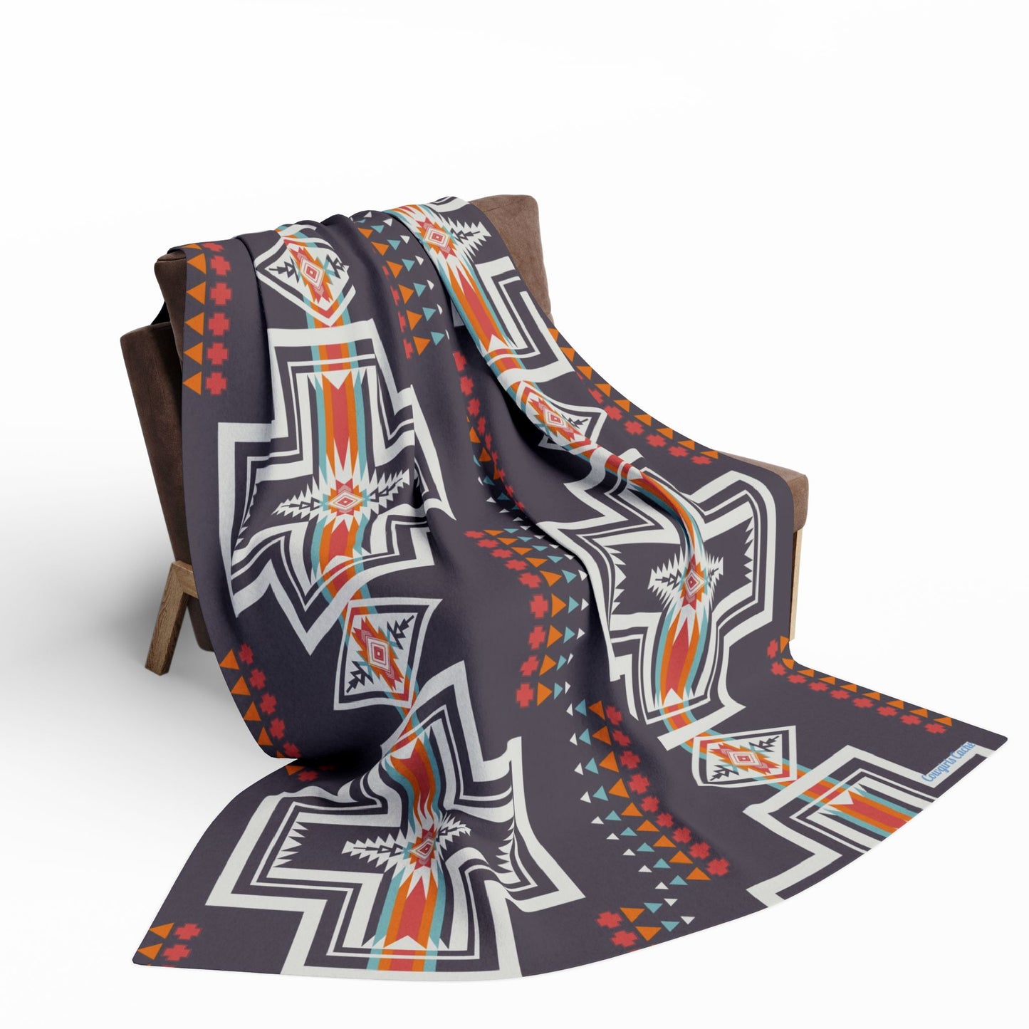 Bear Park Trail, Fleece Blanket,