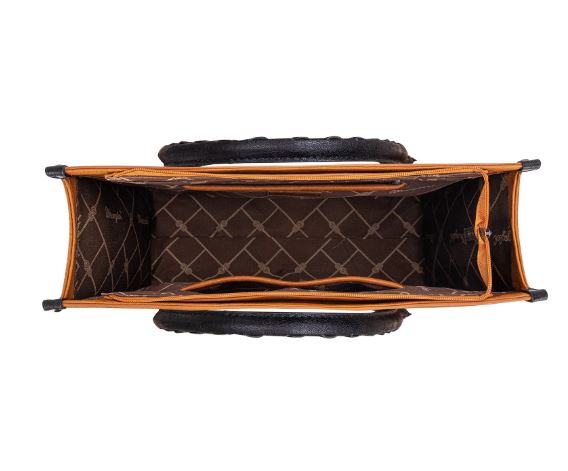 WRANGLER LEOPARD PATCHWORK CONCEALED CARRY TOTE