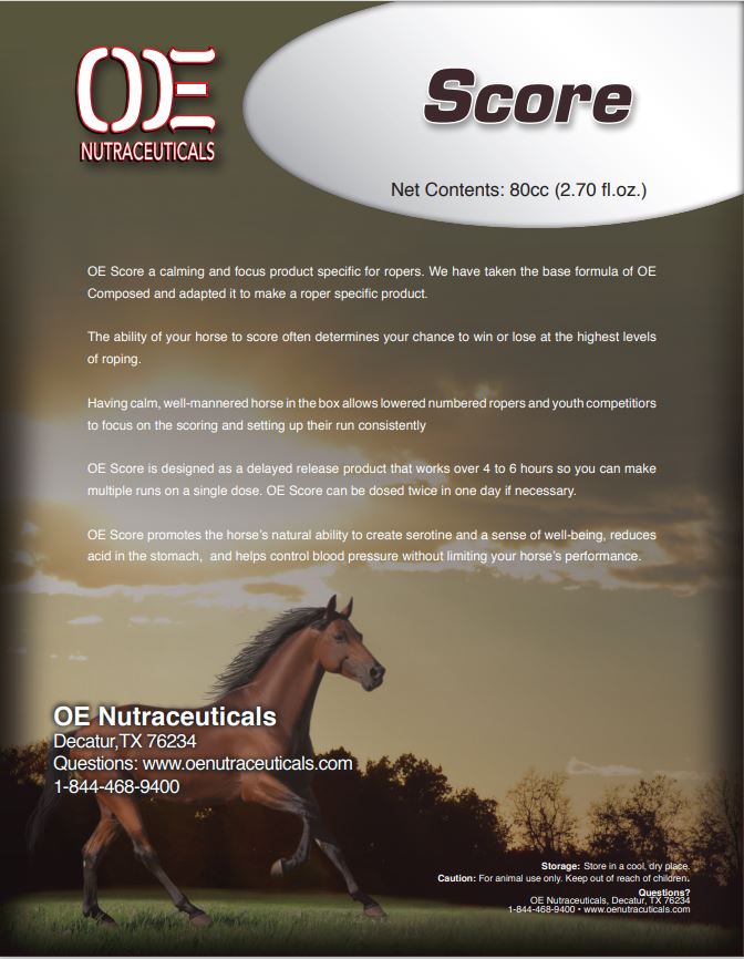 OE Nutraceuticals Score