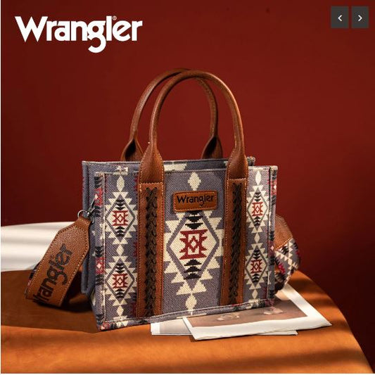WRANGLER SOUTHWESTERN CROSSBODY TOTE BAG