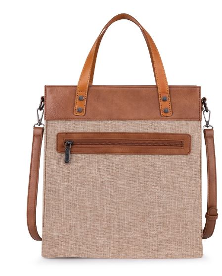 Wrangler Aztec Print Canvas Tote/Crossbody-