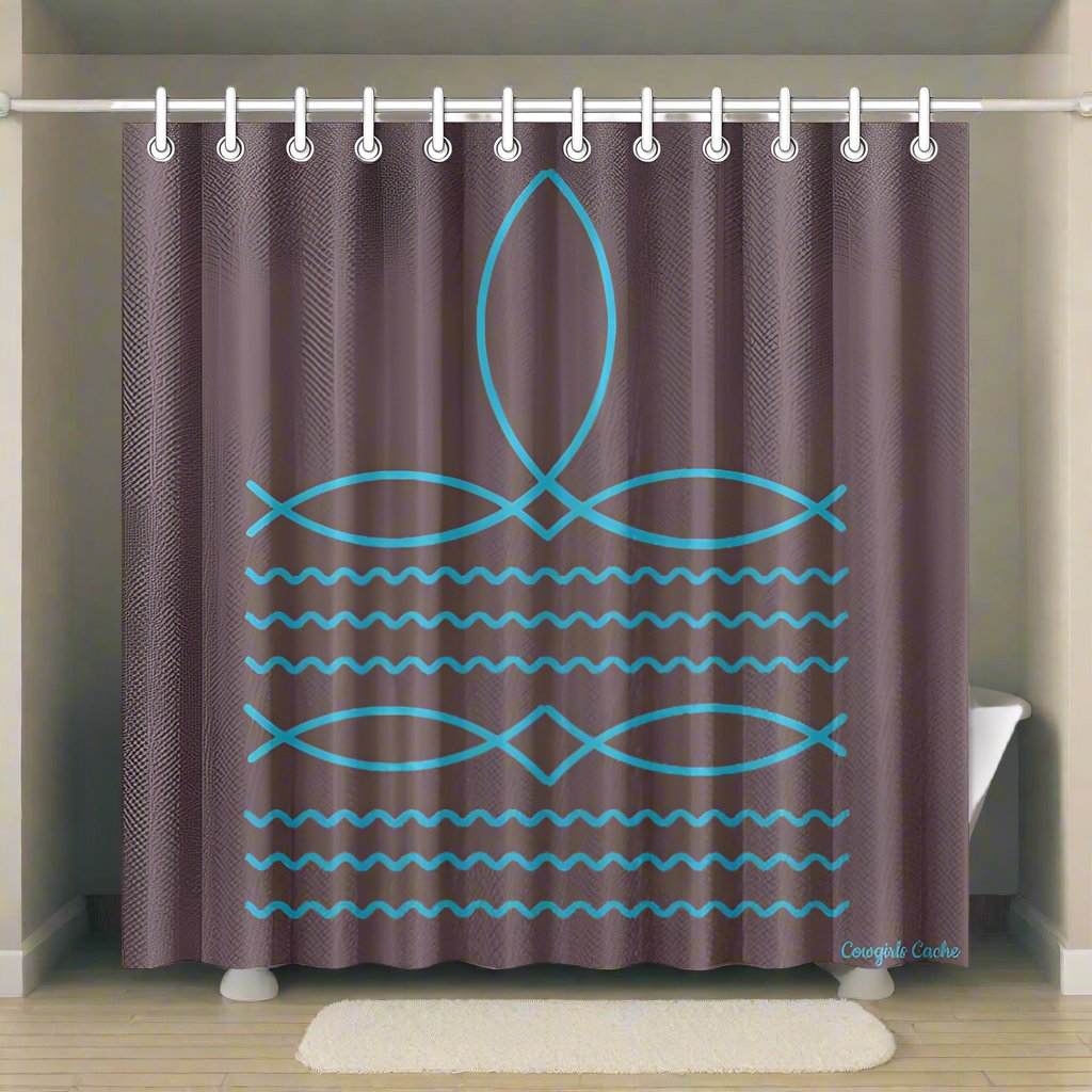 Boot Top Shower Curtains
