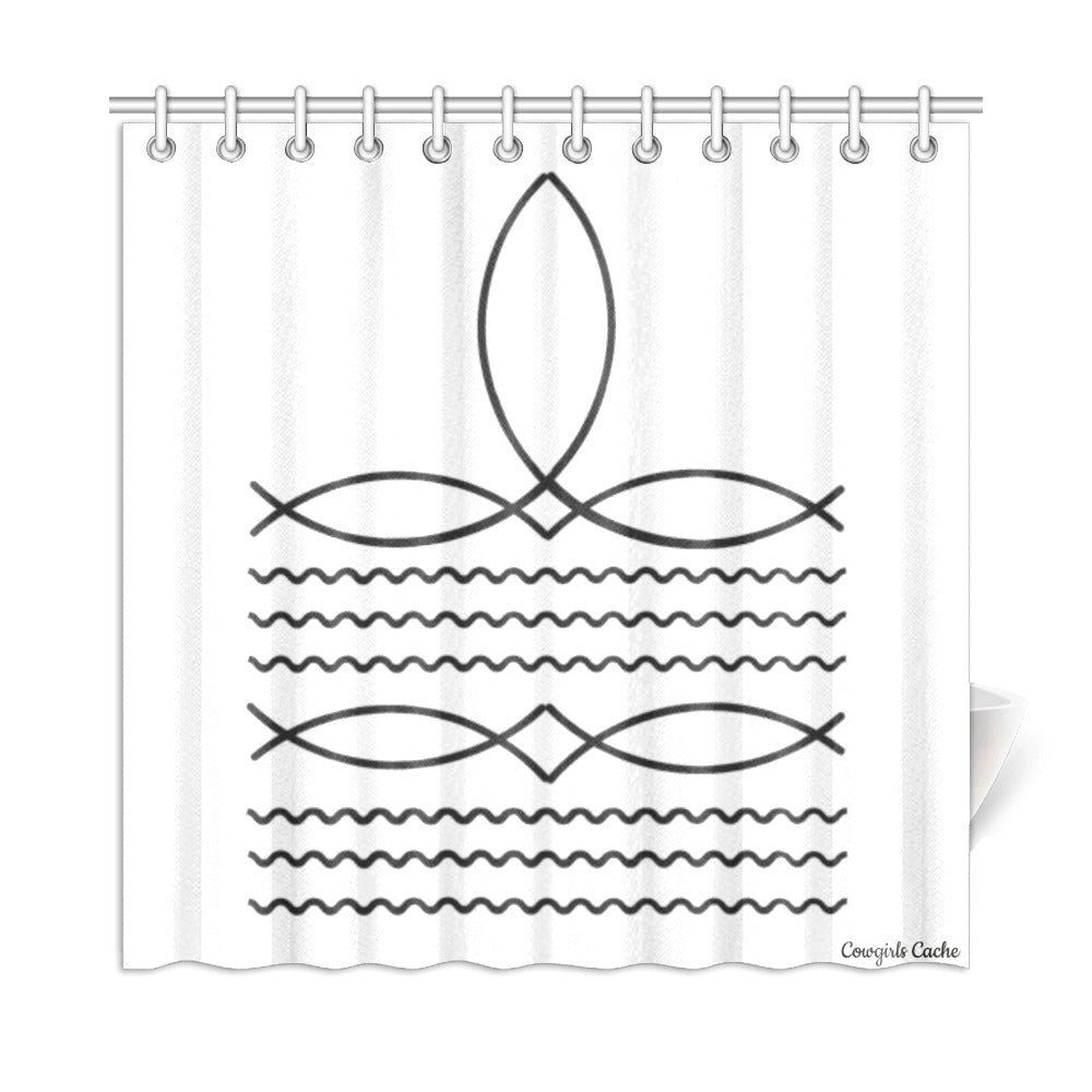 Boot Top Shower Curtains